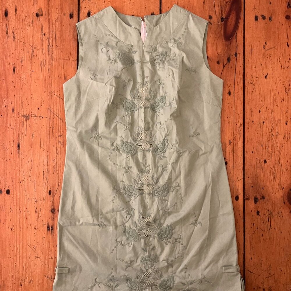Vintage shift dress from the Philippines